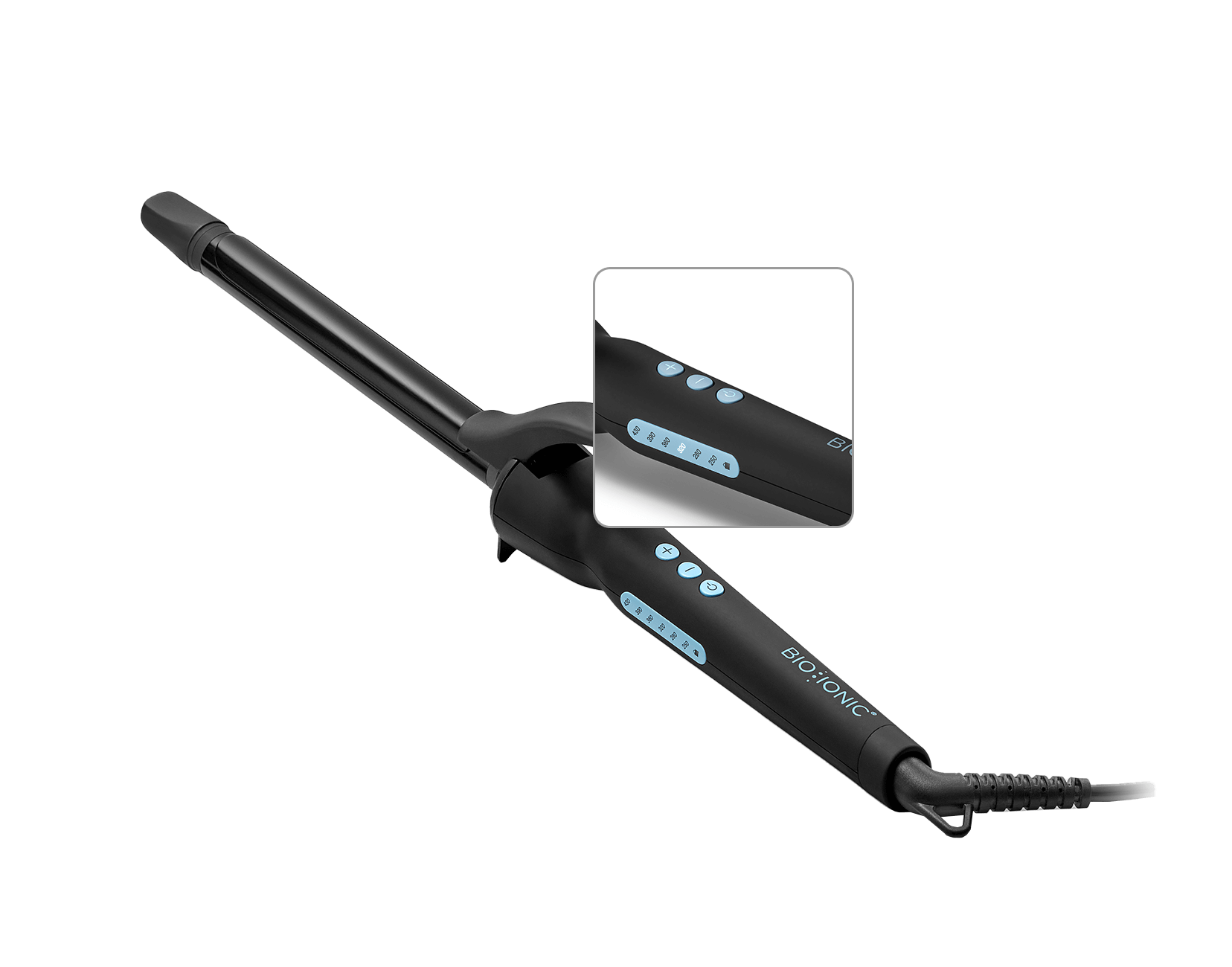 Long Barrel Curling Iron - Adjustable Heat Settings